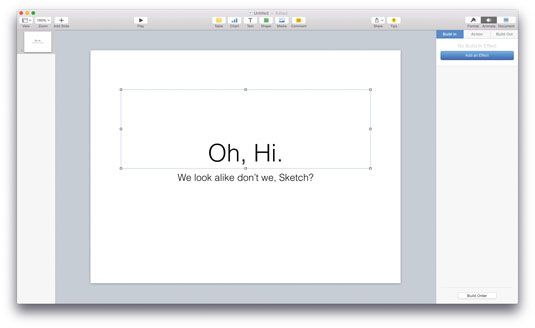 A Sketch kizárólag Mac-hez készült. Ha valaha is használta az Apple szoftverét, különösen a Keynote-ot, akkor észreveszi a felhasználói felületének hasonlóságát