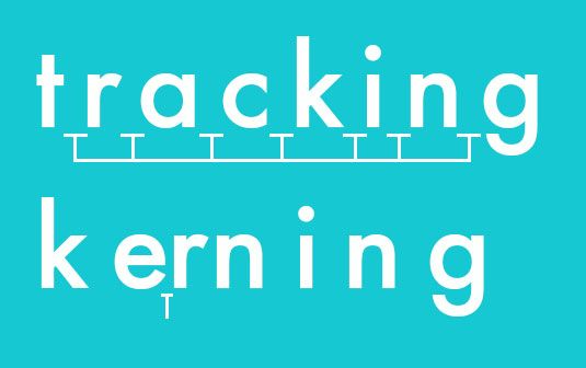 Tracking- und Kerning-Beispiele
