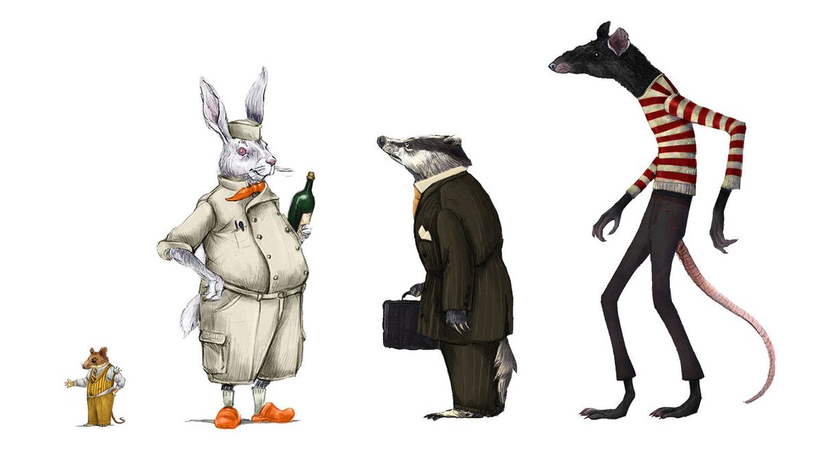 Certains des acteurs de soutien de Fantastic Mr Fox [Image: Félicie Haymoz; Wes Anderson]