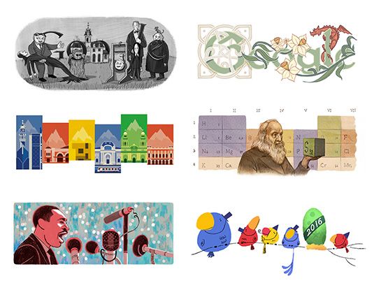 A Google doodles felhívja a figyelmet a történelmi pillanatokra