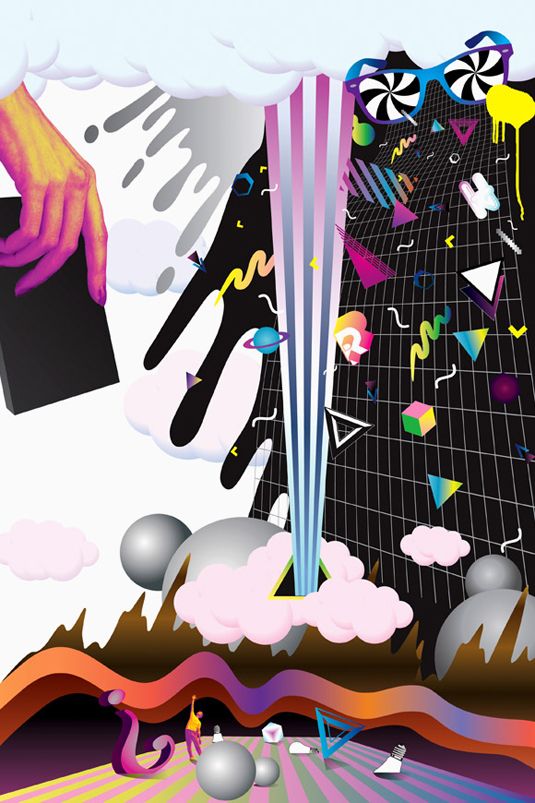 A Kitsch-Nitsch illusztrációkat készített saját számítógépes művészetünk számára