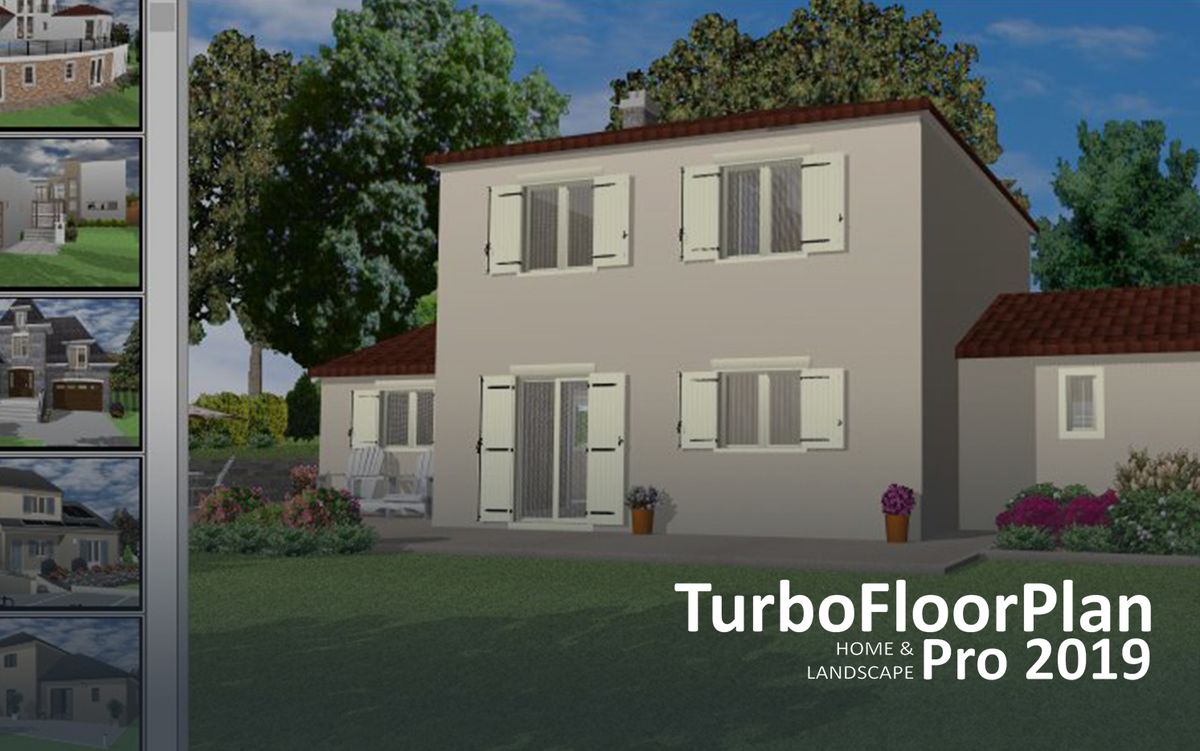 Najbolji softver za dizajn kuće: TurboFloor Plan Home & Landscape Deluxe