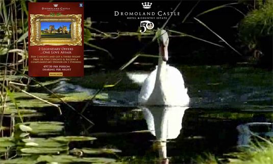 Arrière-plan de la vidéo du site Web: Château de Dromoland