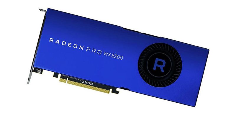 Meilleures cartes graphiques: AMD Radeon Pro WX8200