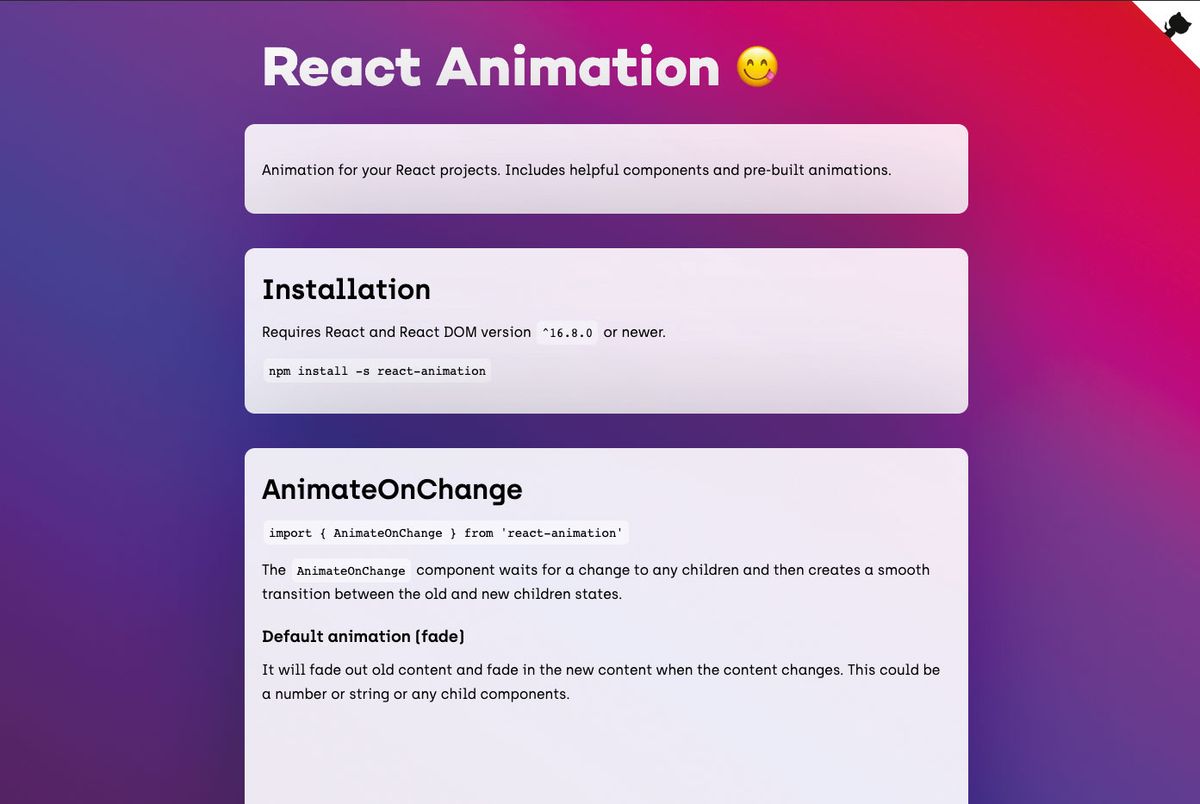Webentwickler-Tools: Animation reagieren