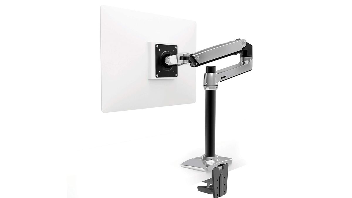 Los mejores brazos de monitor: Ergotron LX Desk Mount LCD Monitor Arm, Tall Pole
