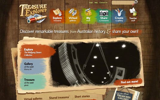 Sitios web de Drupal: Treasure Explorer