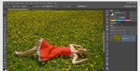 Photoshop CS7: alat za premještanje svjestan sadržaja