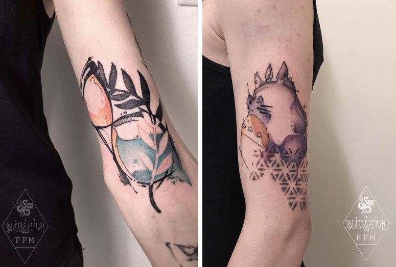 Umjetnost tetovaža akvarela: Mršavi Chabo