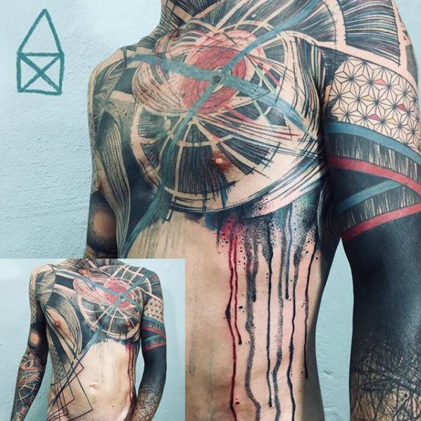 Tetovaža akvarela: Miri Frank