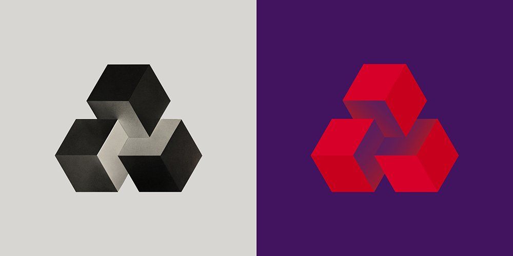 Futurebrand llevó a NatWest a los conceptos básicos de su marca con este diseño de logotipo en 3D