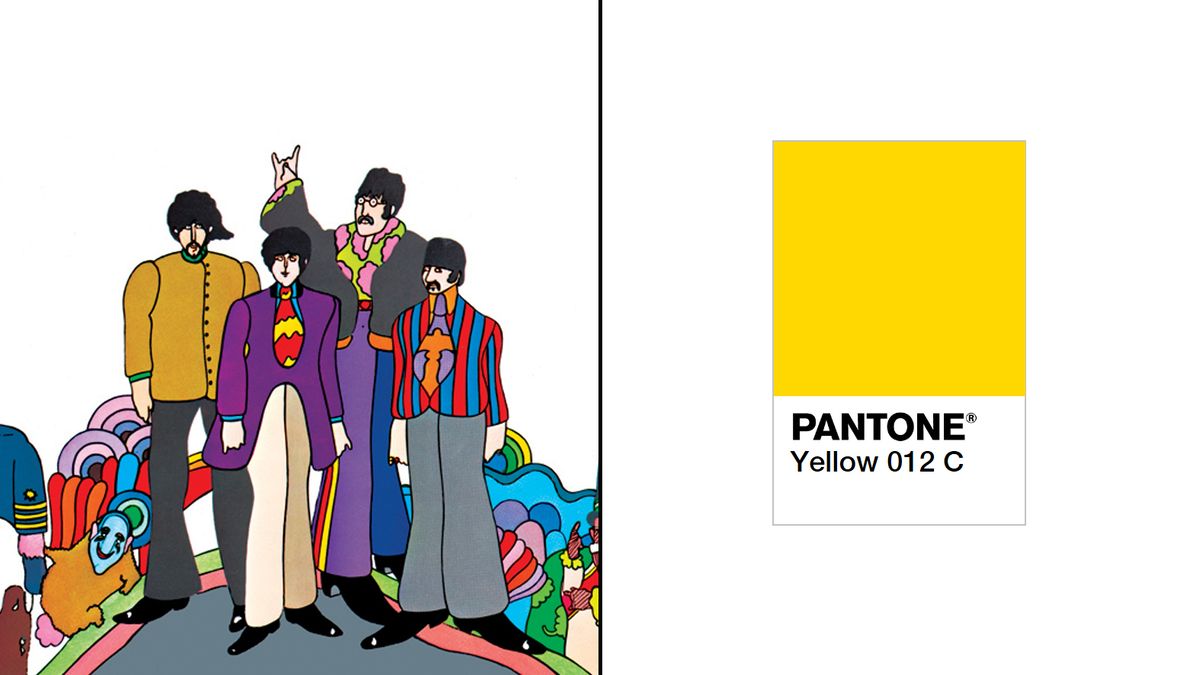 a Beatles és a Pantone sárga