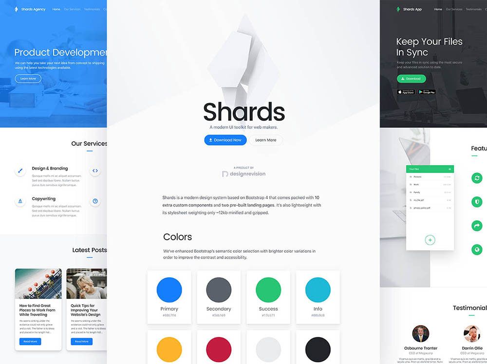 Werbegeschenke für das Webdesign: Shards