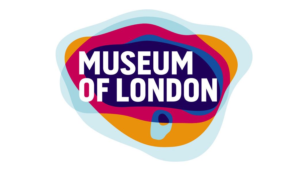 Das Logo des Museum of London sieht aus wie eine Sammlung bunt überlappender Blobs