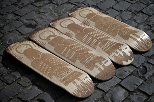 Skateboard Designs: Angel Serie