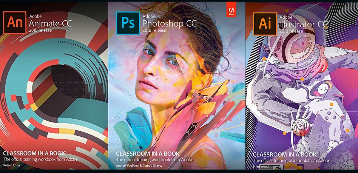 Trio von Adobe Classroom-Büchern