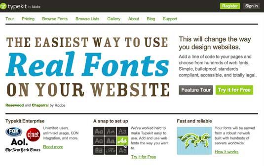 Design für Bildschirm: Web-Schriftarten