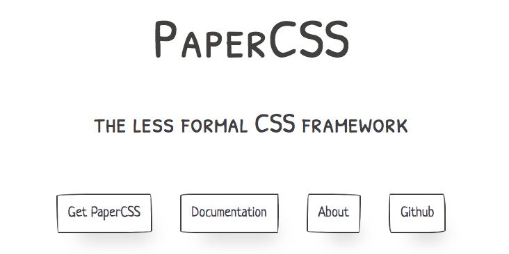 meilleurs frameworks CSS: PaperCSS