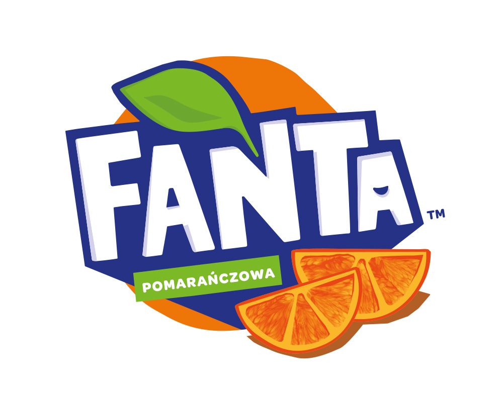 Nouveau logo: le nouveau logo Fanta a été créé à partir de papier découpé à la main