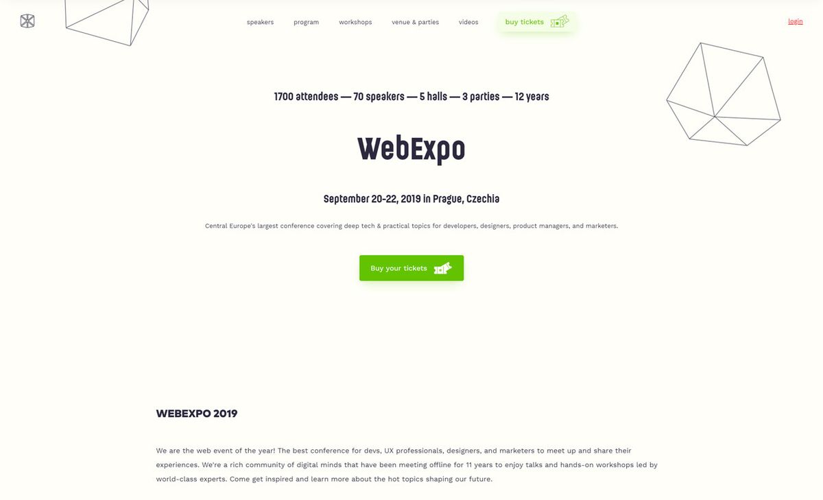 Prochaines conférences Web: WebExpo