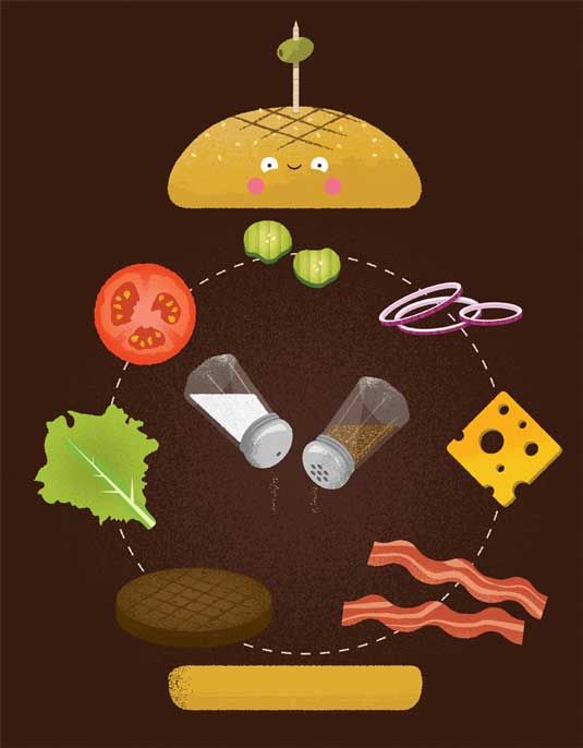 Neskatoties uz šo sava darba piemēru, ārštata ilustrators Ārons Millers izvairās no nevēlama ēdiena