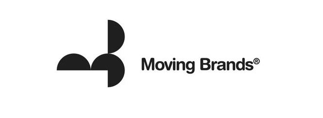 Le logo Moving Brands utilise de manière inventive les formes géométriques