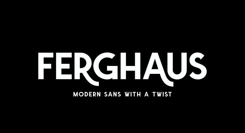 10 neue kostenlose serifenlose Schriftarten: Ferghaus Sans