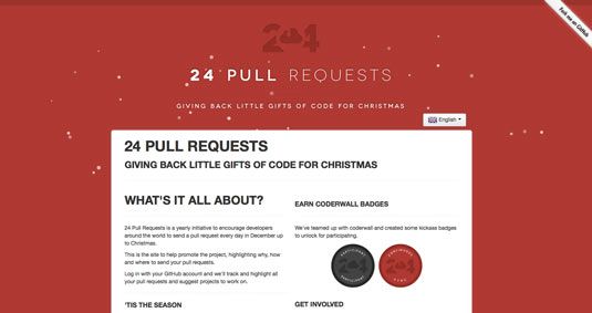 24 Pull Requests - kleine Code-Geschenke für Weihnachten zurückgeben