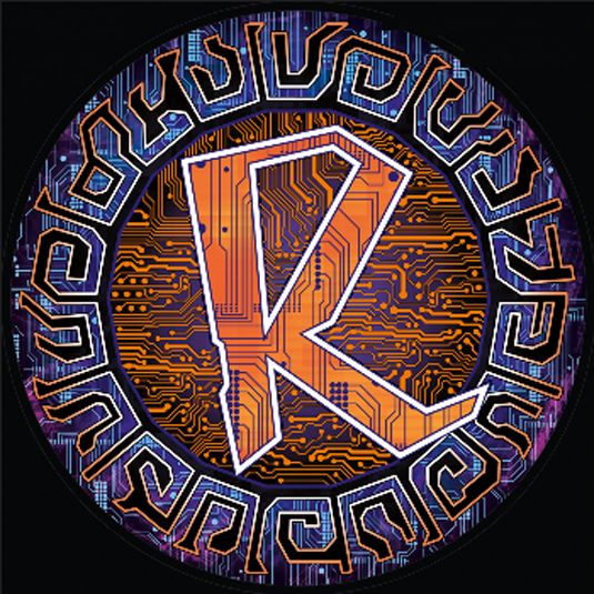 Der britische Künstler für elektronische Musik Goldie entwickelte das Logo für Reinforced Records