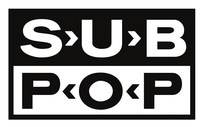 Sub Pop eligió deliberadamente un logotipo corporativo austero para ganar prominencia de marca