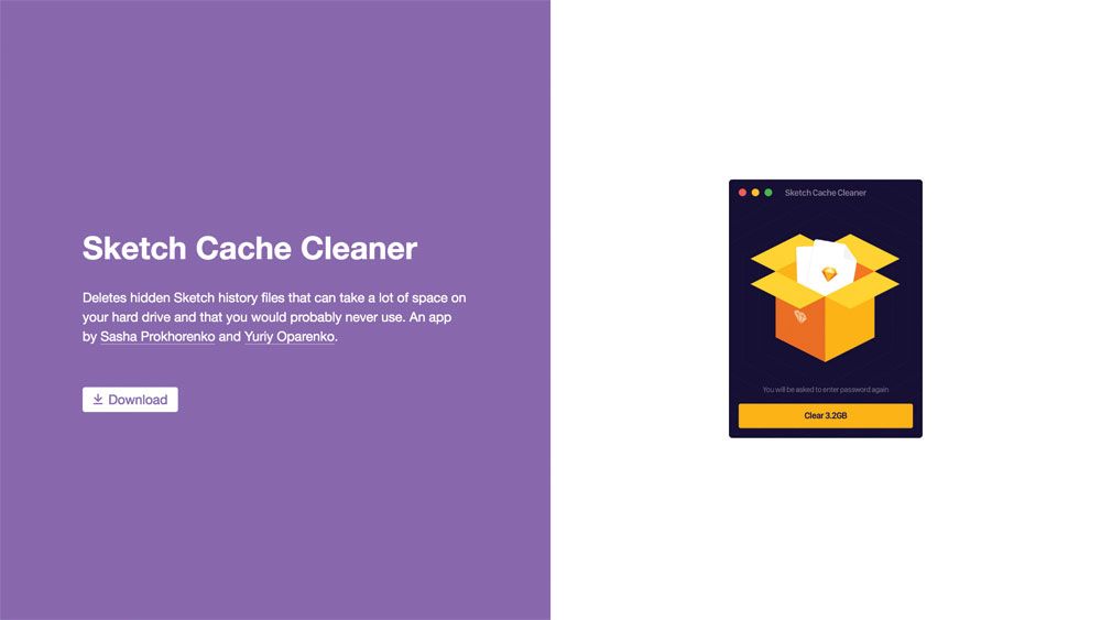 Sketch Cache Cleaner