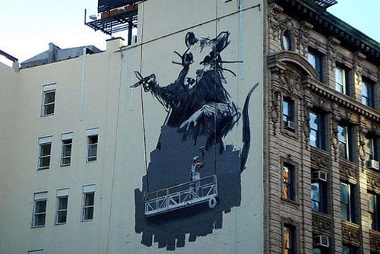 Ovaj gigantski mural za štakor podigao je obrve u New Yorku