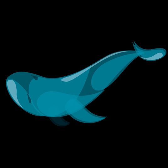 Illustration vectorielle: baleine