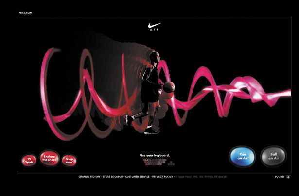 Los mejores sitios flash de la historia: Nike Air
