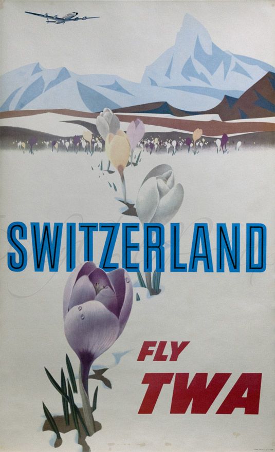 Affiche de voyage - Suisse