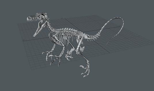 Jet Cooper kreiert 3D-gedruckte Skelette von Dinosauriern, um seinen Lebensunterhalt zu verdienen
