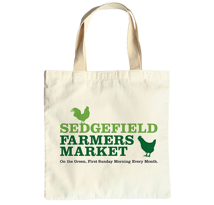 Taschendesign für den Sedgefield Farmers Market von Neil Edmundson
