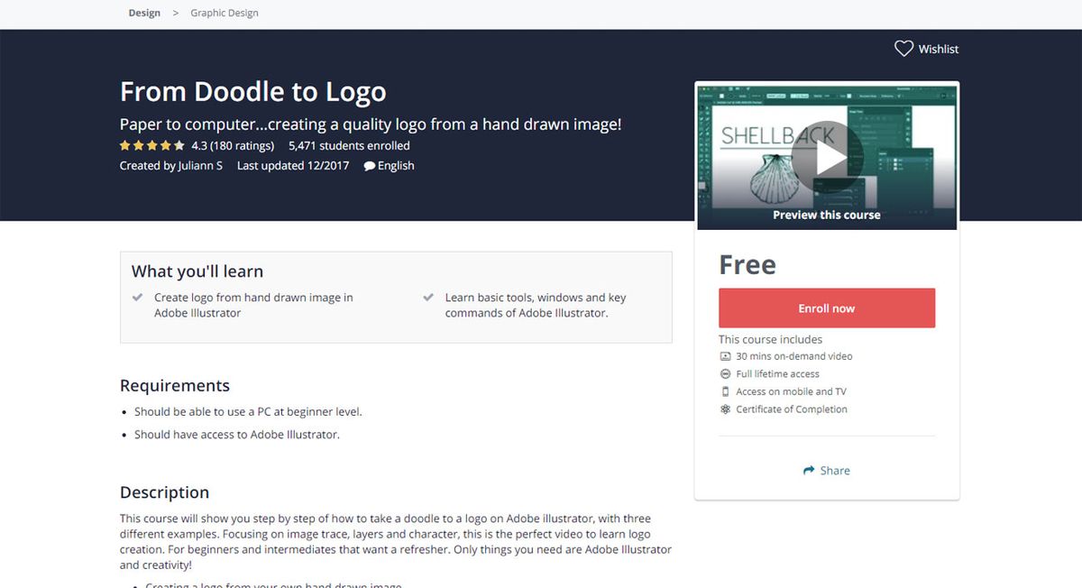 Cursos gratuitos en línea de diseño gráfico: del Doodle al logotipo