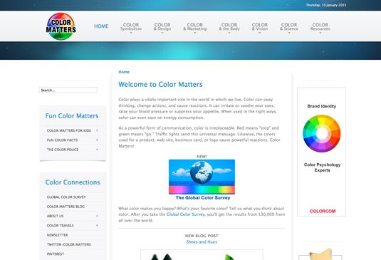 Válaszokat találhat a színes kérdésekre a Color Matters webhelyen