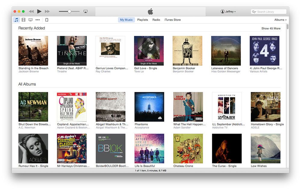 Потребителският интерфейс е неуспешен: iTunes