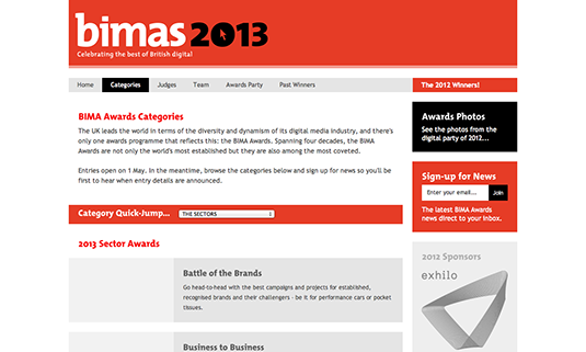 Gewinnen Sie einen Designpreis: Bima-Kategorien