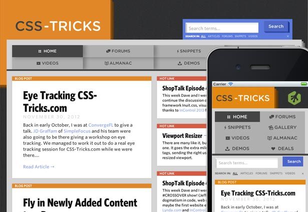 Meilleurs sites Web réactifs: CSS-Tricks