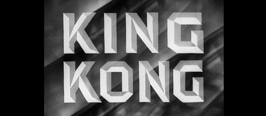 Tipográfia filmekben: King Kong