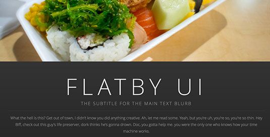 Beste kostenlose UI-Kits: Flatby