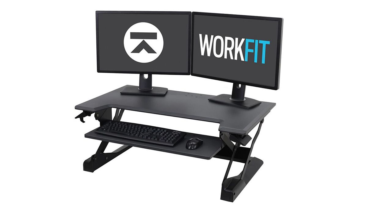 Bedste skrivebord: Ergotron Workfit-TL bordtopper
