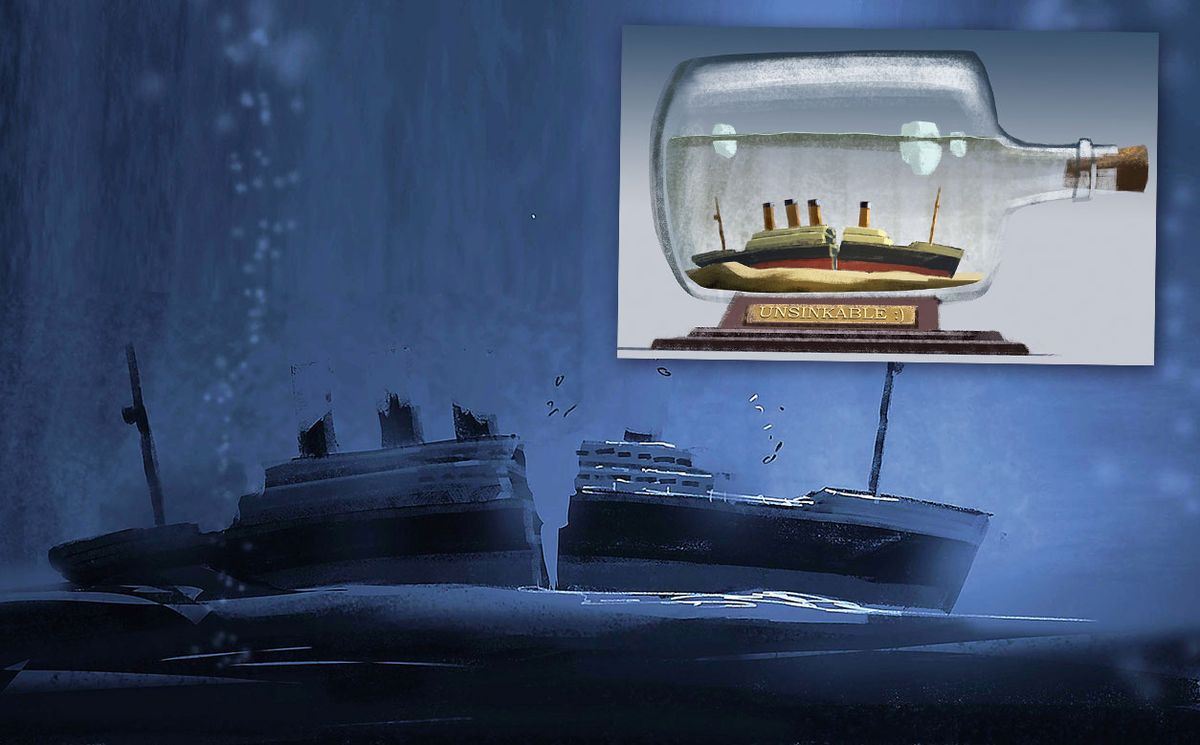 Vnútorné a vonkajšie prevedenie príbehu o Titanicu