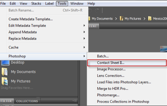 À un moment donné, lorsque vous travaillez avec des images, vous voudrez partager vos résultats avec d'autres. Il existe plusieurs façons de le faire, comme une présentation sur un ordinateur portable, sur une tablette ou même un smartphone. Mais que se passe-t-il si vous souhaitez envoyer une preuve rapide à quelqu'un ou si vous souhaitez faire une présentation et que vous ne disposez pas d'appareils électroniques portables? Une solution simple consiste à créer des feuilles de contact dans Adobe Bridge ou Photoshop, que vous pouvez facilement transporter dans un classeur ou envoyer au format JPEG ou PDF.