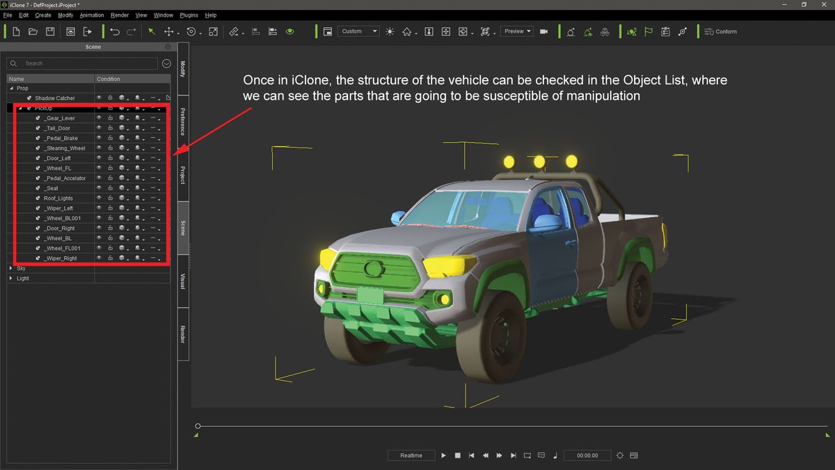 Fahrzeuganimationen mit iClone 7 erstellen: Fügen Sie der Szene ein zweites Fahrzeug hinzu