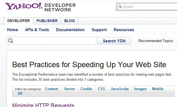 Das Browser-Plug-In für die Leistungsbewertung von Open Source-Webseiten YSlow basiert auf den Leistungsempfehlungen der Website des Yahoo Developer Network