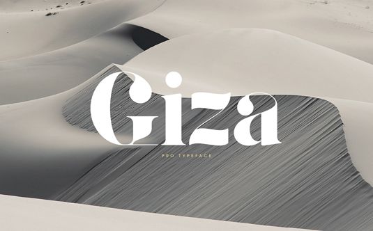 Giza Pro betűtípus